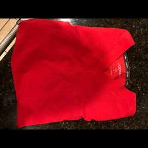 Jockey Red Unisex Scrubs size small